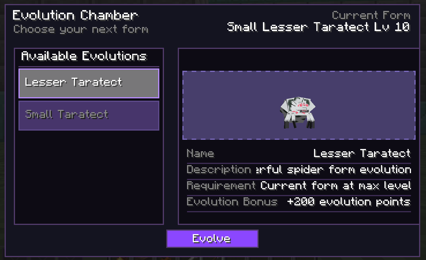 Evolution Selection