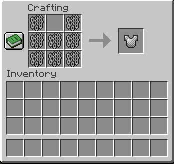 Chainmail Chestplate Recipe