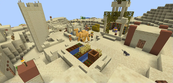 Desert village