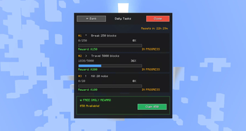 Configure custom or just use the standard daily tasks