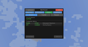Keep your bank account always in sight, with the /bank command