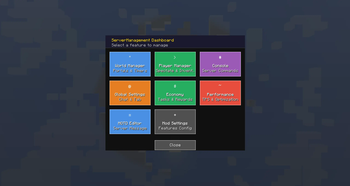 Admin Dashboard for users with OP-rights