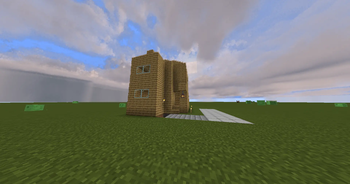 the house.
