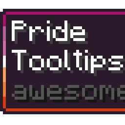Lesbian Pride Flag Tooltip (Frame-only Alt-BG 7-Color Turned)