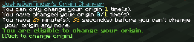 Info command with default options