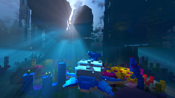 Player Lapras Swimming