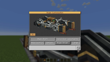 New Bogie Menu