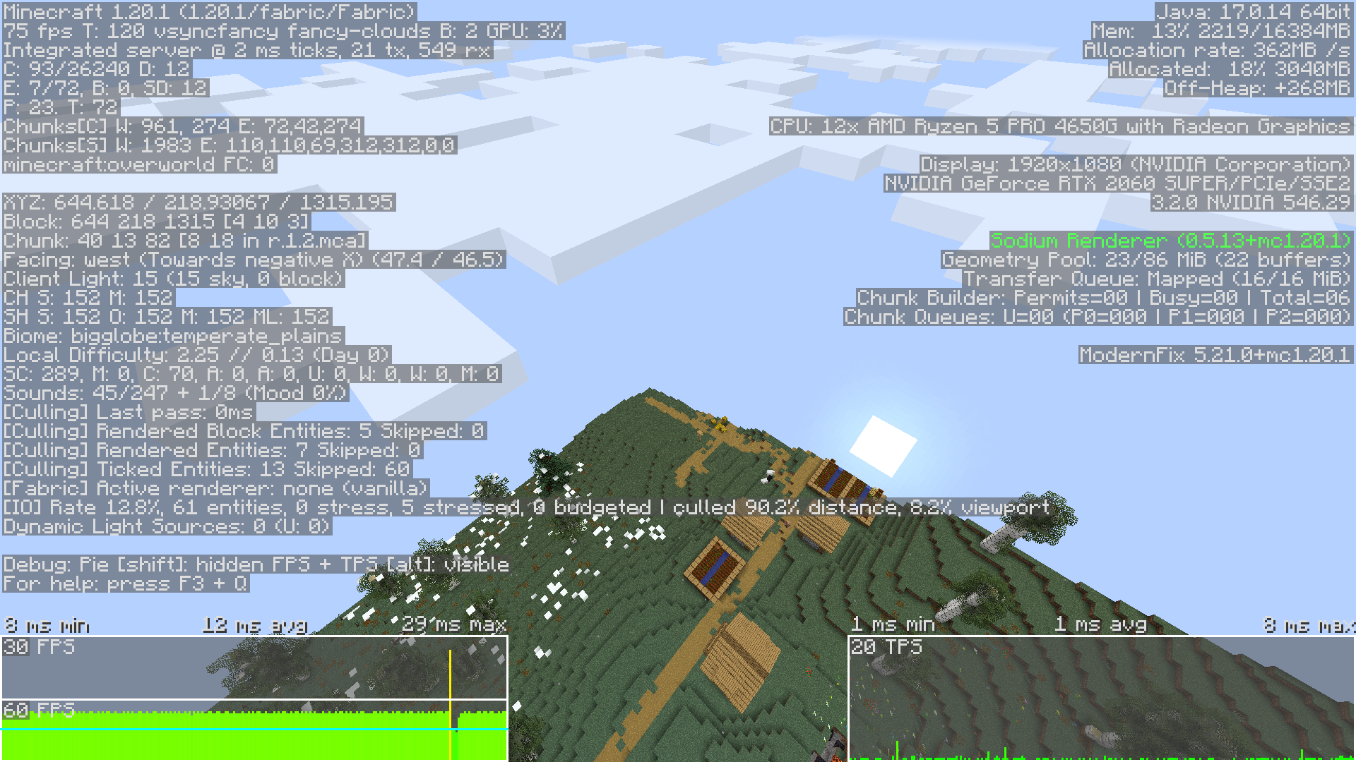 Screenshot modpacku Big Globe Optimized [FABRIC] (1/1)