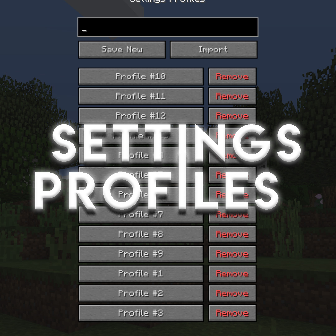 Settings Profiles