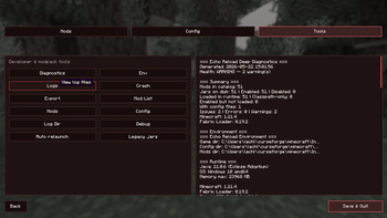 Tool Screen