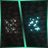 Glow Lichen to Deepslate Diamond Ore