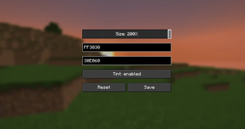 Configuration Menu