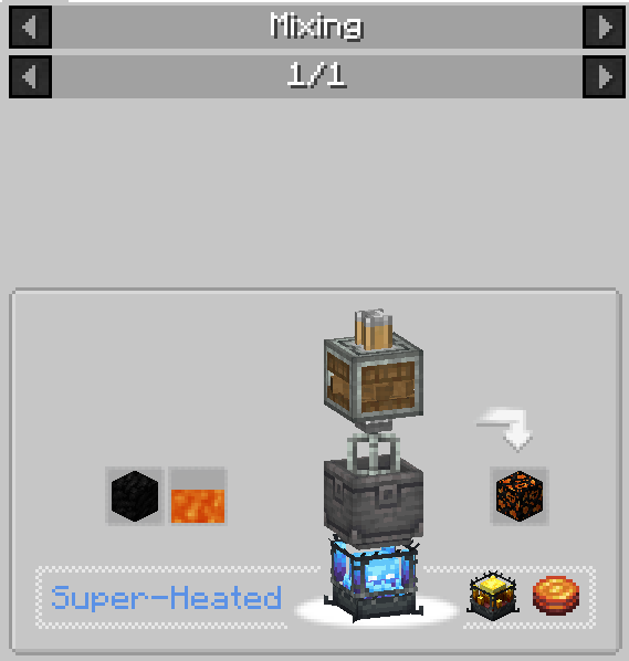 Heated Lava Coal Block Recipe