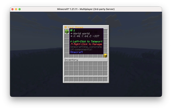 Home menu