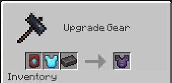 Smithing Table Netherite Upgrade