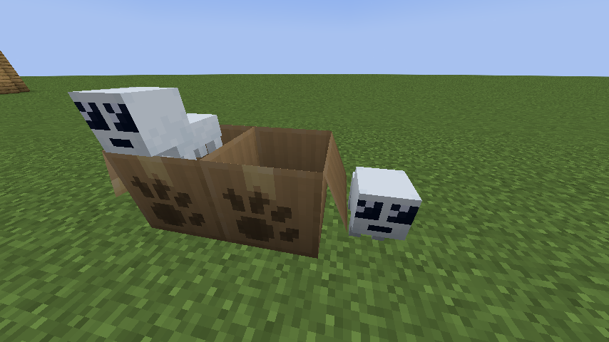 Minecraft-style textures with a builtin pack