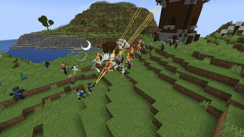 BLU fighting pillagers