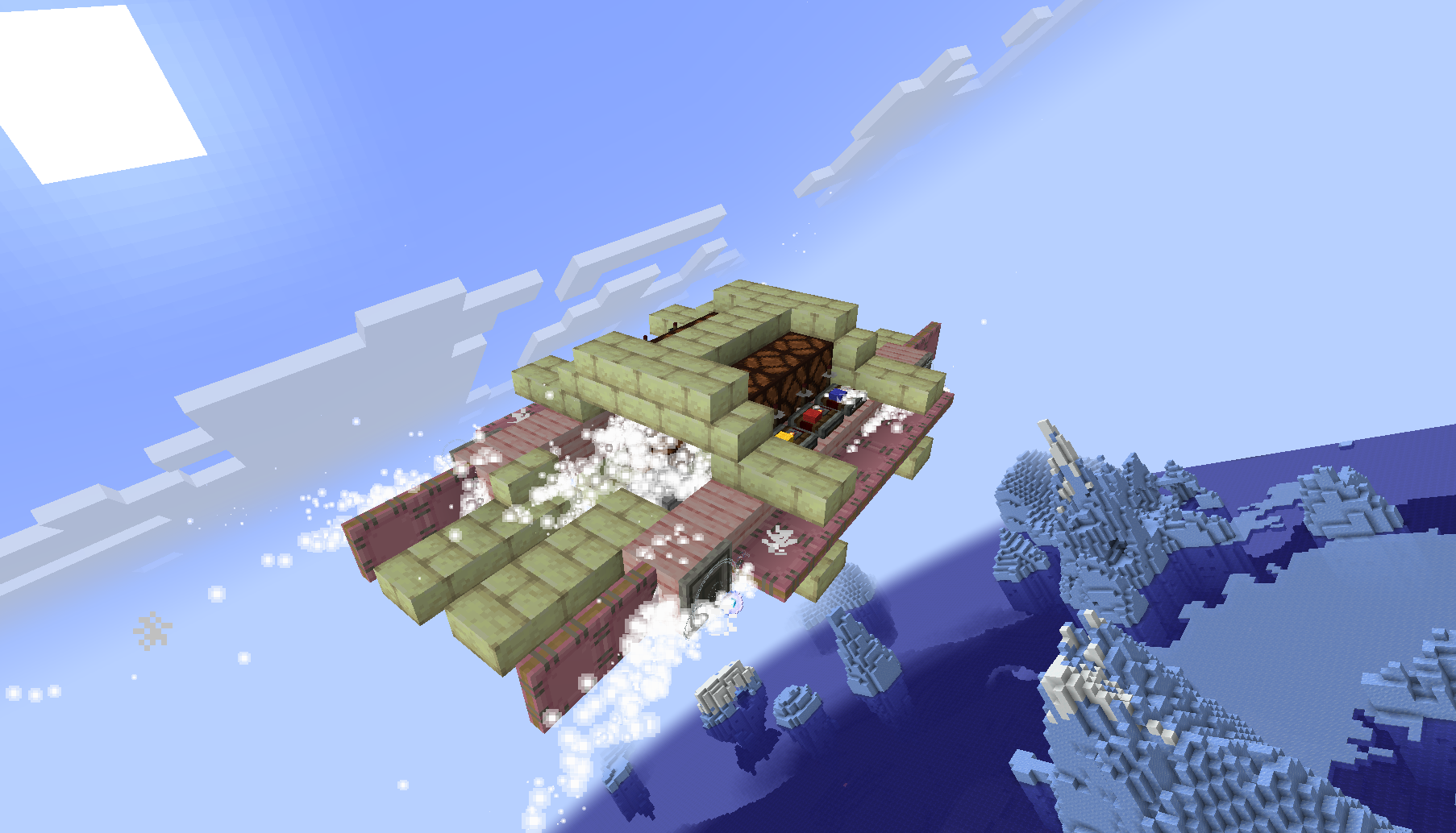 A flying craft using Propeller Ploy