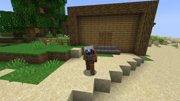 Me shooting a gun in my world :)