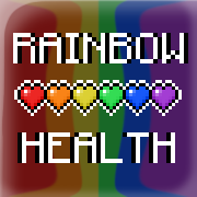 Rainbow Health Bar - Custom Hearts