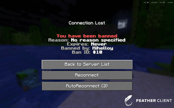 Ban Screen