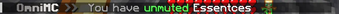 Unmuting example