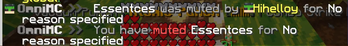Muting example