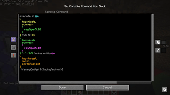 Command Block UI