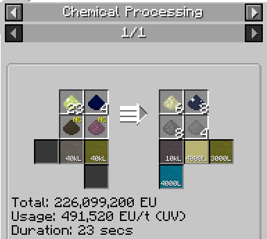 Chemical Plant recipe