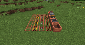 Copper Rails & Minecarts