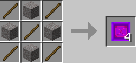 the witch craft block recipe