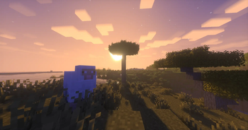 In-game screenshot with shaders