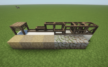Thatches, splitstones, framework and timber frames