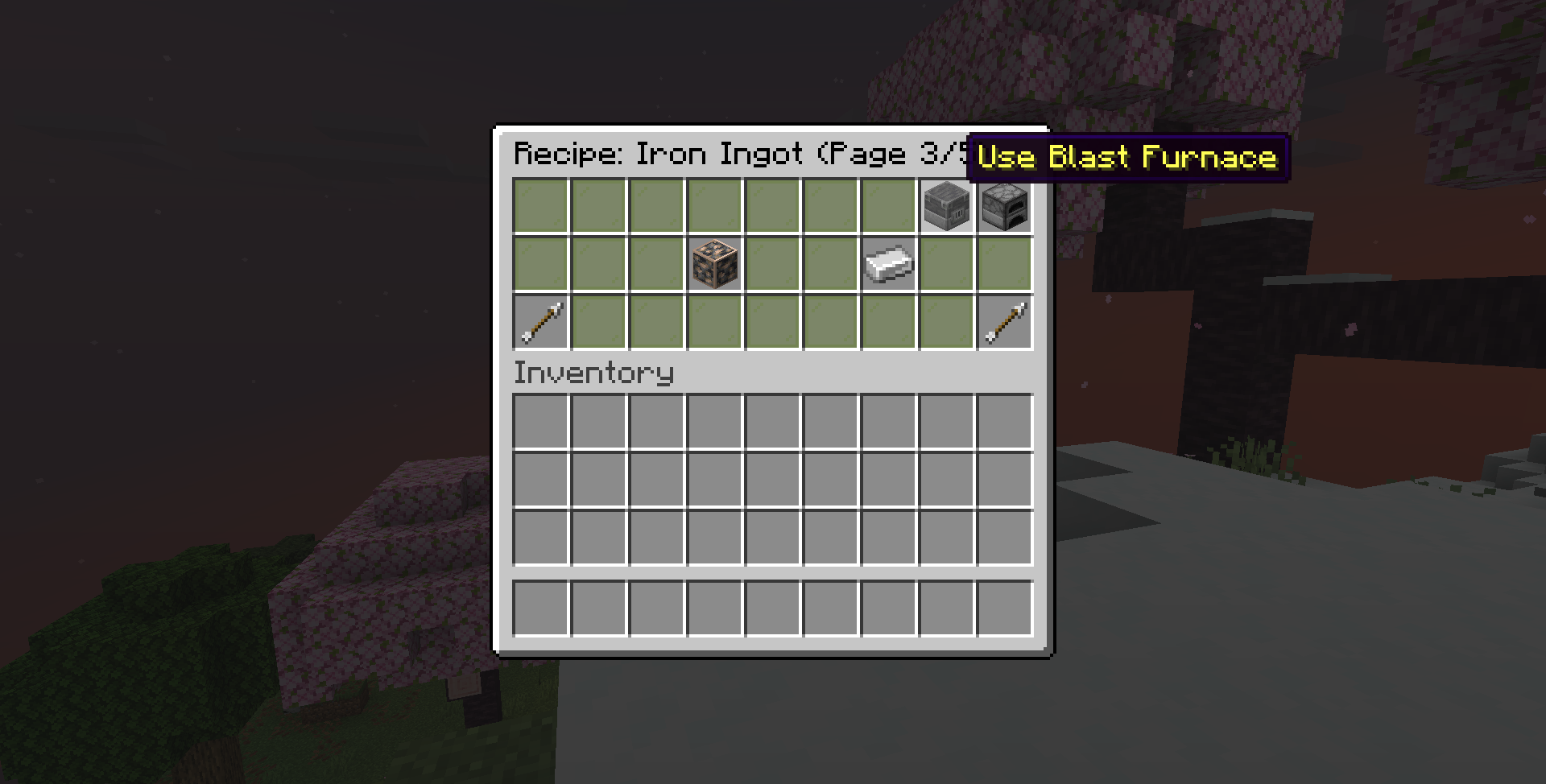 Iron Ingot Recipe