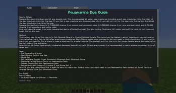 Dye Guide