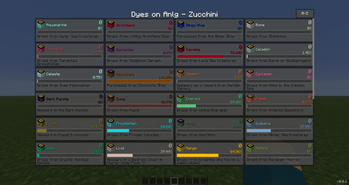 Dye Menu