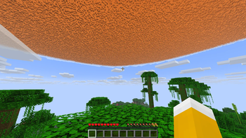 Lava in the overworld