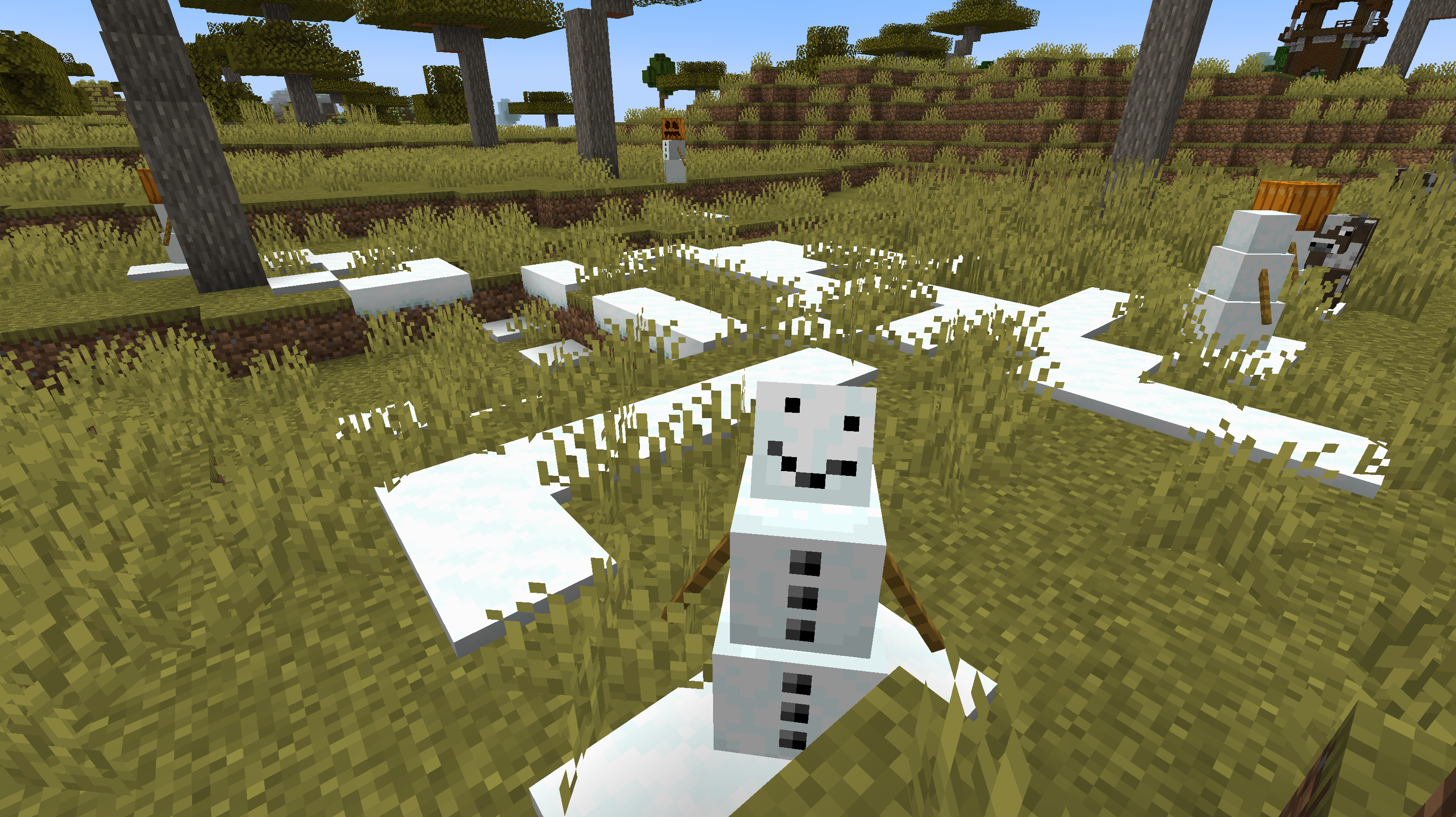 How to make Snow in Minecraft