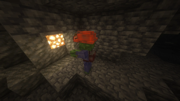 Ore Bag on Cave Zombie