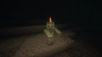 Cave Zombie with Candle