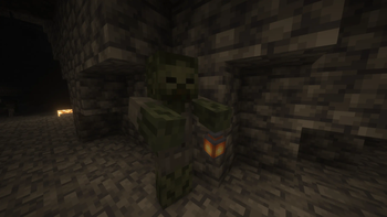 Cave Zombie with lantern