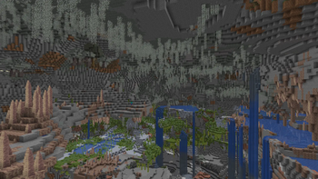 Lush Cave & Pale Garden