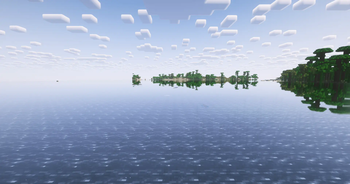 A scenic break in the ocean