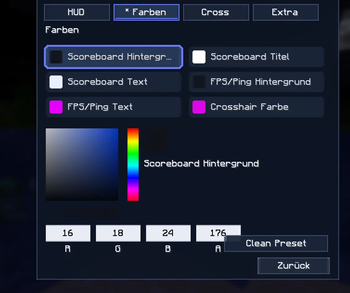 Color Menu