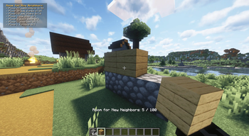 Building a new house for the village from the quest "Room for Ne
