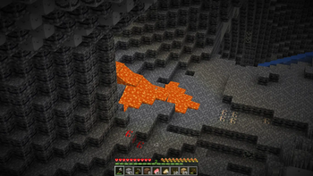 A cave!
