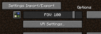 Settings Import/Export button V1.0.0