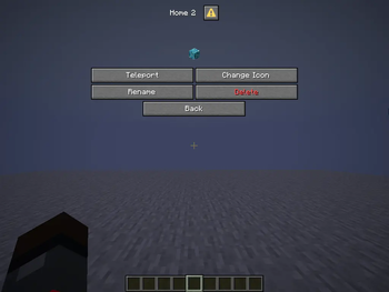 Manage Home Dialog GUI