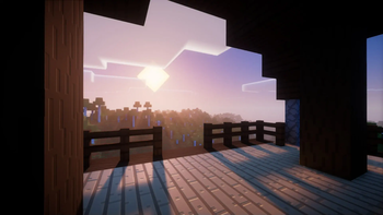 View from pillager outpost