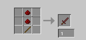 Redstone sword craft